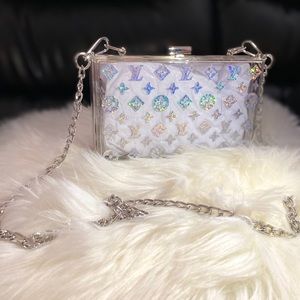 Holographic clear purse